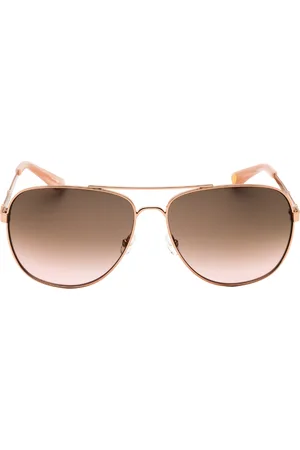 Juicy Couture Bruin roze gradiënt lens rosé gouden zonnebril