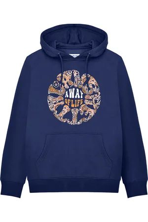 Lambretta Heren Away Of Life Festival Hoodie (Marine)