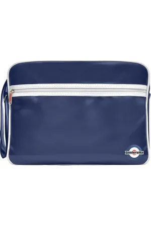 Lambretta Unisex Retro Tas voor Volwassenen (Marine / Wit)