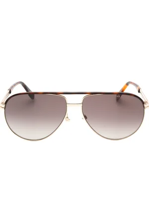 Marc Jacobs Aviator Brown SF Havana gouden zonnebril met lens