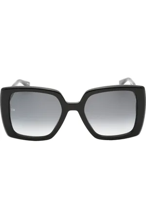 Tommy Hilfiger Donkergrijze SF-lens zwarte zonnebril
