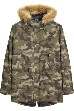 Lambretta Camouflage Parka Heren ( Groen)