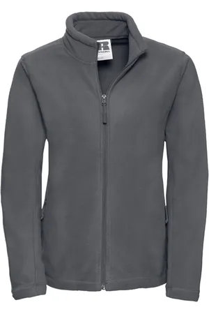 Russell Athletic Russell Dames/Dames Full Zip Outdoor Fleecejack (Konvooi Grijs)