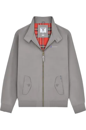 Lambretta Harrington heren douchebestendig jack (Donkergrijs)