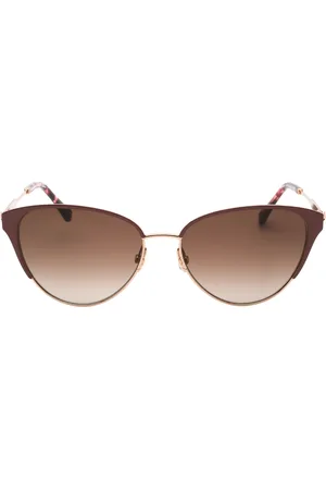 Kate Spade Ianna/G/S bruine gradiëntlens rood rosé gouden zonnebril