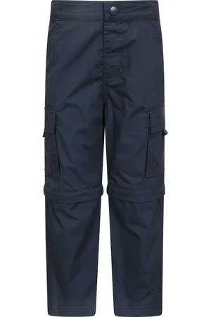 Mountain Warehouse Convertibele Actieve Broek voor kinderen/Kinderen (Marine)