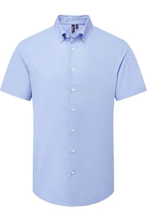 Premier Heren Supreme Oxford overhemd met korte mouwen (Oxford )