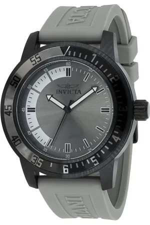 Invicta Specialty 35684 Heren Horloge - Quartz Uurwerk - Roestvrij Staal met bruine Wijzerplaat - 45mm