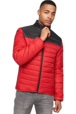 Crosshatch Heren Presnell jas met hoge hals