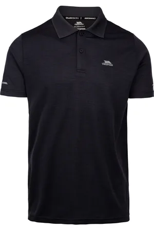 Trespass Heren Mckay Active Poloshirt (Donker Vuursteen Marl)