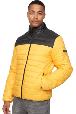 Crosshatch Heren Presnell jas met hoge hals