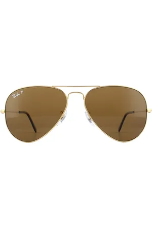 Ray-Ban Zonnebril Aviator 3025 Bruin Gepolariseerd 001/57