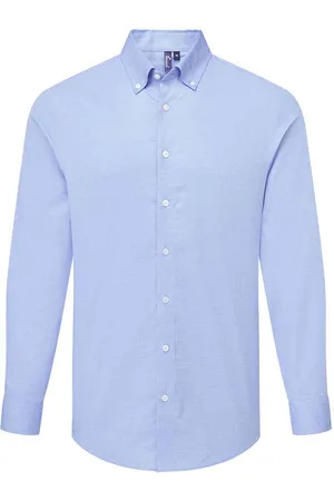 Premier Heren Supreme Oxford Formeel Overhemd Met Lange Mouwen (Oxford )