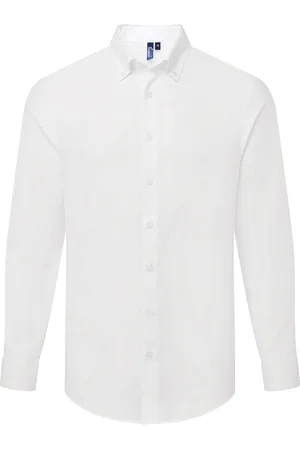 Premier Heren Supreme Oxford Formeel Overhemd Met Lange Mouwen