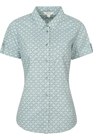 Mountain Warehouse Dames/Dames Kokospalm shirt met korte mouwen (Licht Khaki)