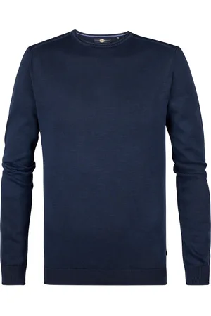 Petrol Industries Heren Comfortabele Trui Driftline - Blauw