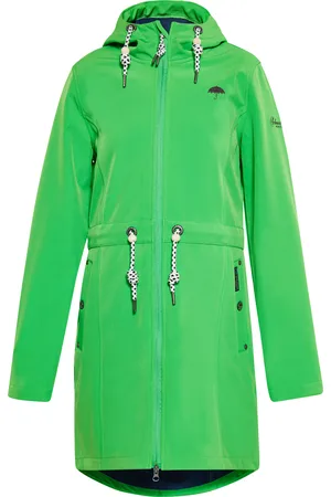 Schmuddelwedda Softshell jas Dames Grasgroen