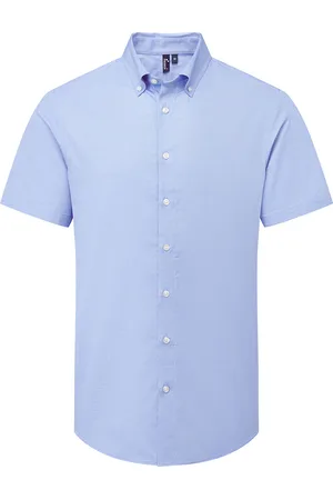 Premier Heren Supreme Oxford overhemd met korte mouwen (Oxford )