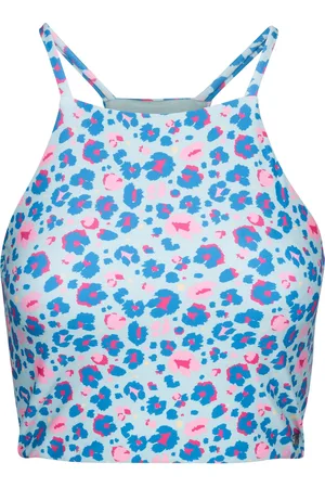 Trespass Dames/Dames Harlow Zwemtop met Luipaardprint (Lichte Salie)