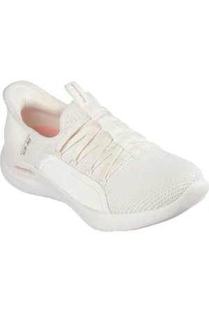 Skechers Relaxed Fit Sport - Ballet Chic Textile Damestrainers Off White