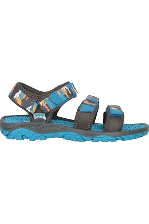 Mountain Warehouse Sandalen met 3 drukknopen voor kinderen/Kinderen (Teal)