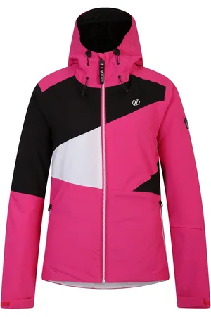 Dare 2B Dames/Dames Ice Colour Block Ski-jas (Puur /Zwart)