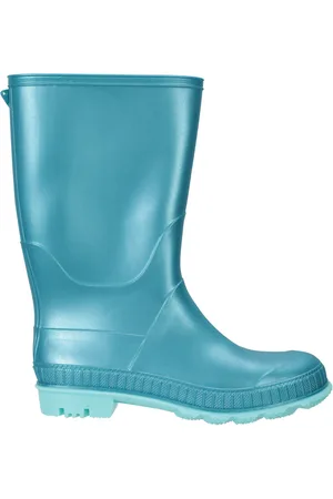 Mountain Warehouse Kinder/Kinder effen Wellington Laarzen (Teal)