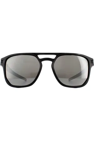Oakley Square Mens Mat Black Prizm gepolariseerde zonnebril