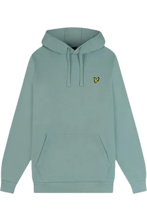 Lyle & Scott Merklogo leisteenblauwe hoodie
