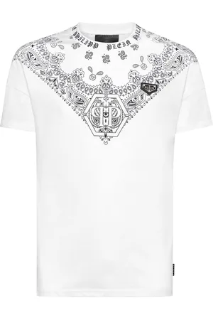 Philipp Plein T-Shirt Ronde Hals Paisley