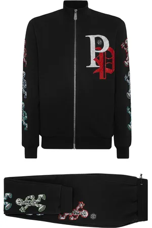 Philipp Plein Trainingspak: Hoodie & Broek Skeleton