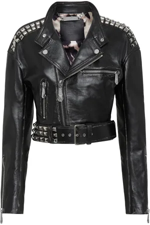 Philipp Plein Leren Jas