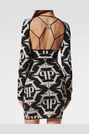 Philipp Plein Korte Jurk Hexagon