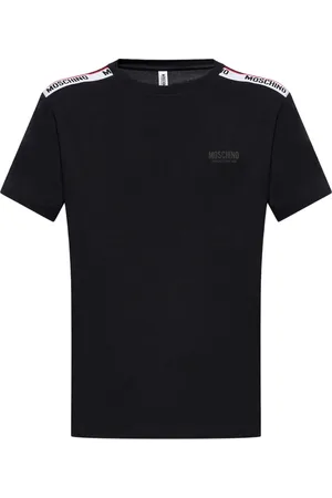 Moschino Getapete schouders merklogo T-shirt