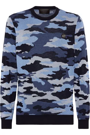 Philipp Plein Pullover Ronde Hals Camouflage