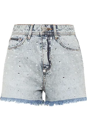 Philipp Plein Denim Korte Broek