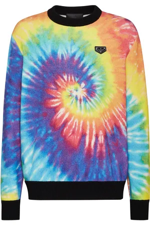 Philipp Plein Pullover Ronde Hals Tie Dye