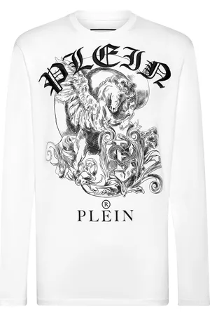 Philipp Plein T-Shirt Round Neck Long-Sleeve