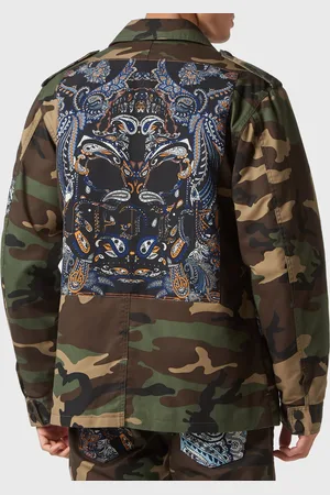 Philipp Plein Denim Jack Paisley