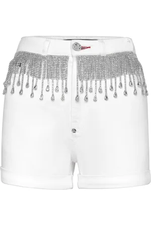 Philipp Plein Denim Korte Broek