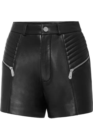 Philipp Plein Leren Korte Broek