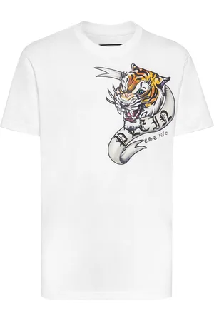 Philipp Plein T-Shirt Ronde Hals Tattoo