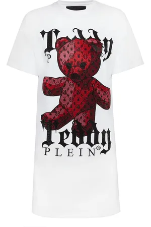 Philipp Plein T-Shirt Jurk Kort Monogram