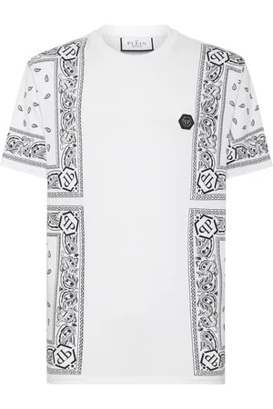 Philipp Plein T-Shirt Ronde Hals Paisley