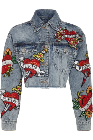 Philipp Plein Denim Jack Love