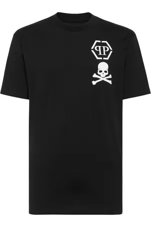 Philipp Plein T-Shirt V-Hals Skull