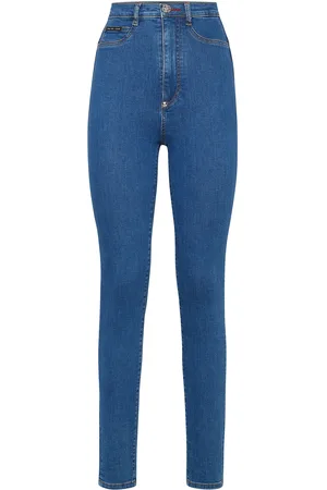 Philipp Plein Super Hoge Taille Jegging Iconic Plein