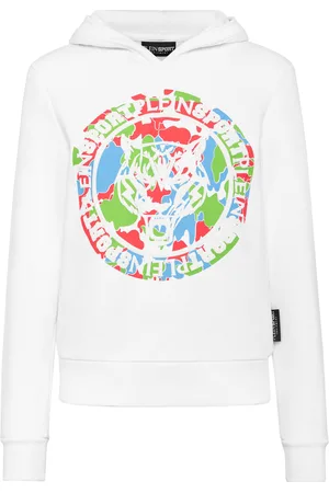 Philipp Plein Sweatshirt Met Capuchon Carbon Tiger