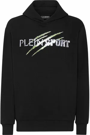Philipp Plein Sweatshirt Met Capuchon Chrome Scratch