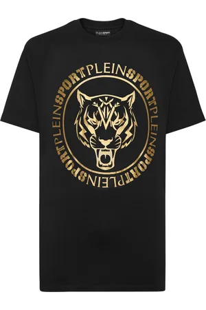 Philipp Plein T-Shirt Ronde Hals Carbon Tiger